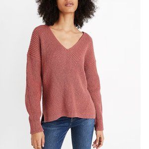 Madewell Ridgeton Pullover Sweater Pink Vintage Quartz